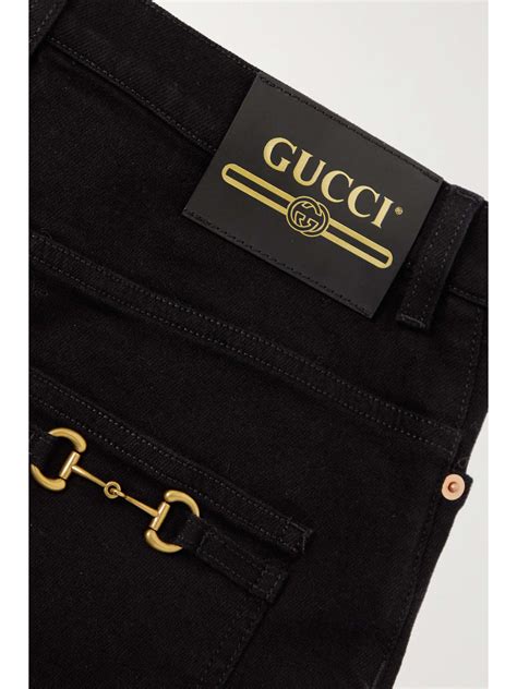 pantaloni gucci jeans|gucci jeans net a porter.